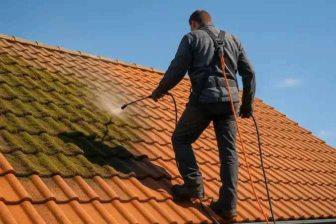 Comment démousser soi-même sa toiture ?